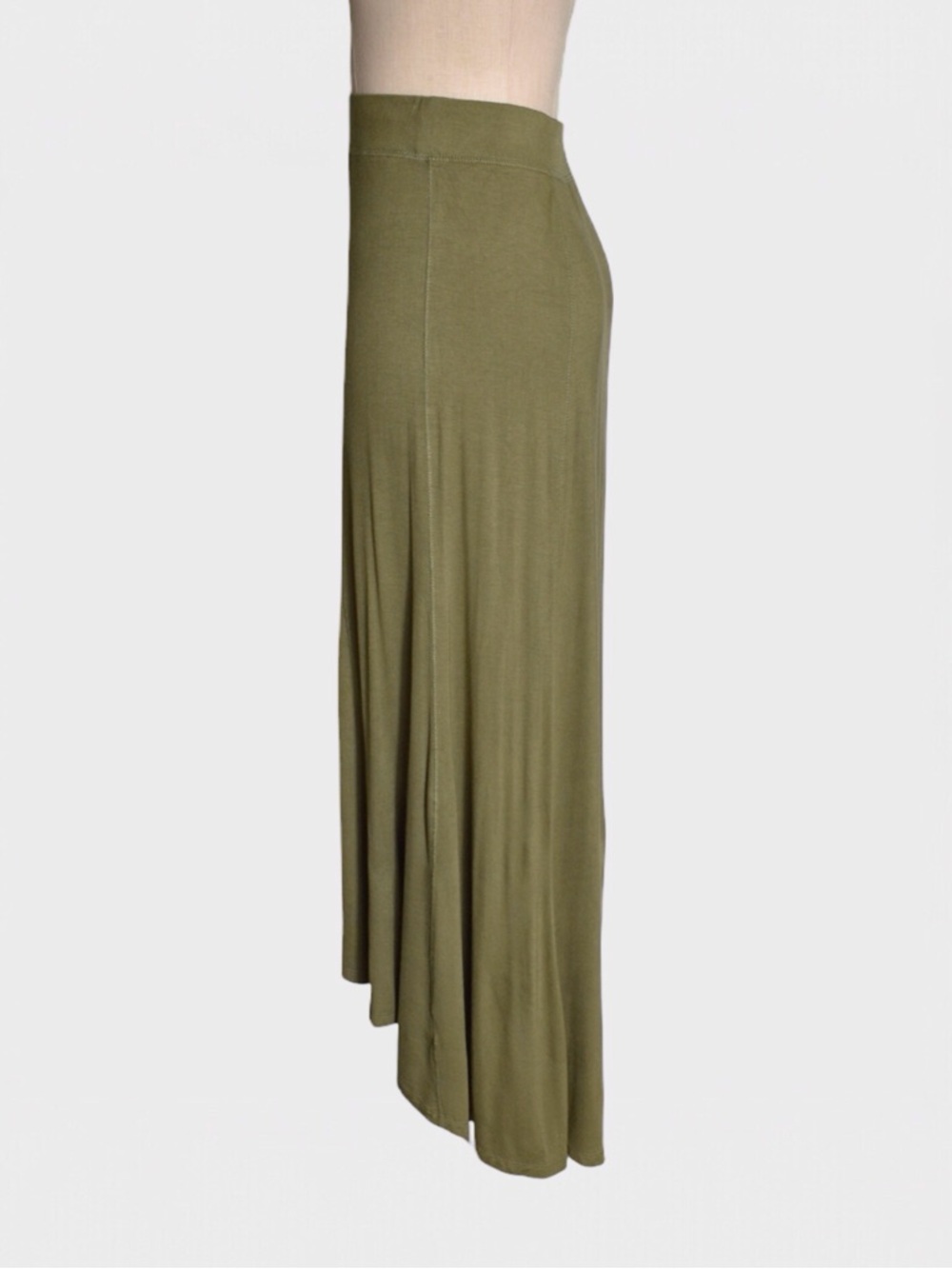 Femme Olive Knit Maxi Skirt - Picture 3 of 4